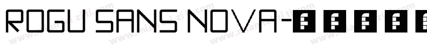 rogu sans nova字体转换